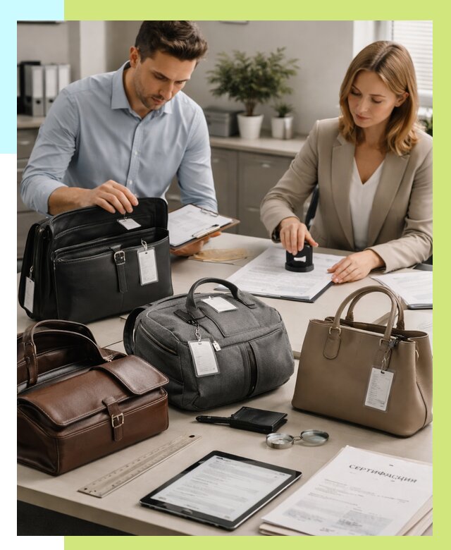 Сертификация сумок в Новочеркасске от 7676 руб. | Алешин-Нвч