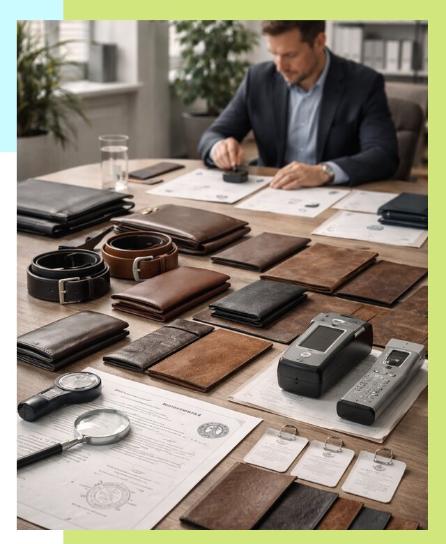 Сертификация кожаных изделий в Новочеркасске от 12281 р. | Алешин-Нвч