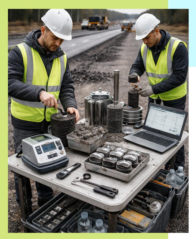 Сертификация асфальта: испытания и подтверждение в Новочеркасске