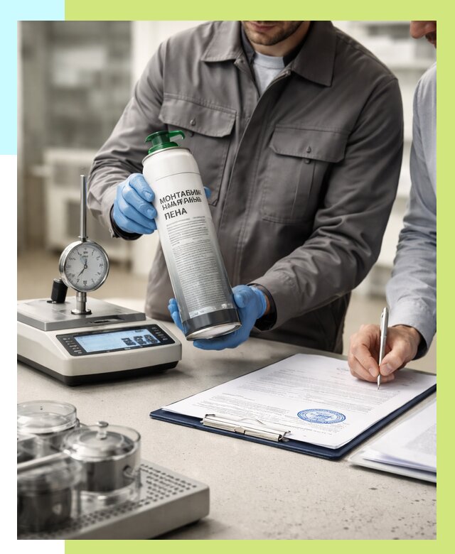 Сертификация монтажной пены в Новочеркасске от 15351 р. | Алешин-Нвч