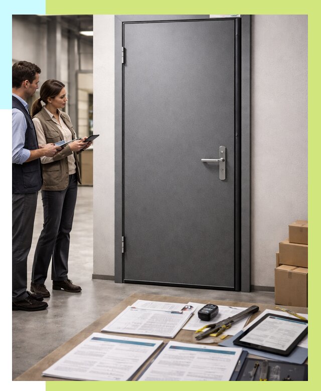 Сертификация противопожарных дверей в Новочеркасске от 9211 р. | Алешин-Нвч