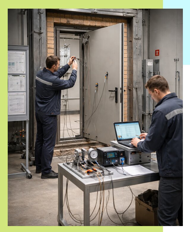 Сертификация противопожарных дверей в Новочеркасске по ГОСТ и ТР