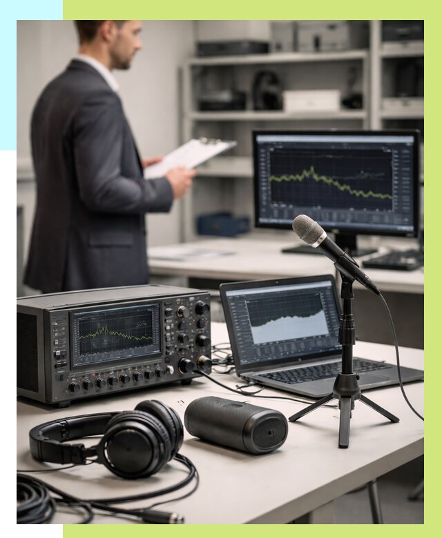 Сертификация аудиотехники в Новочеркасске от 15351 р., Алешин-Нвч