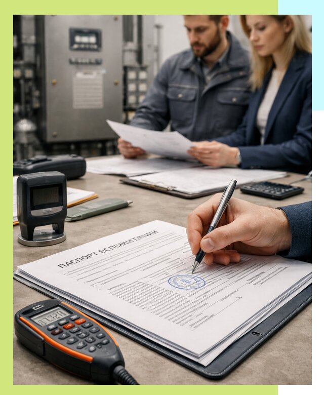 Оформление паспорта эксплуатации оборудования в Новочеркасске