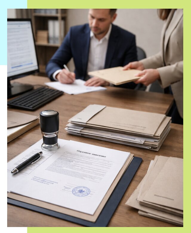 Отказное письмо для таможни в Новочеркасске от 3070 р, Алешин-Нвч